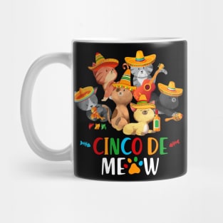 Cinco De Meow Cute Cat Cinco De Mayo Mug